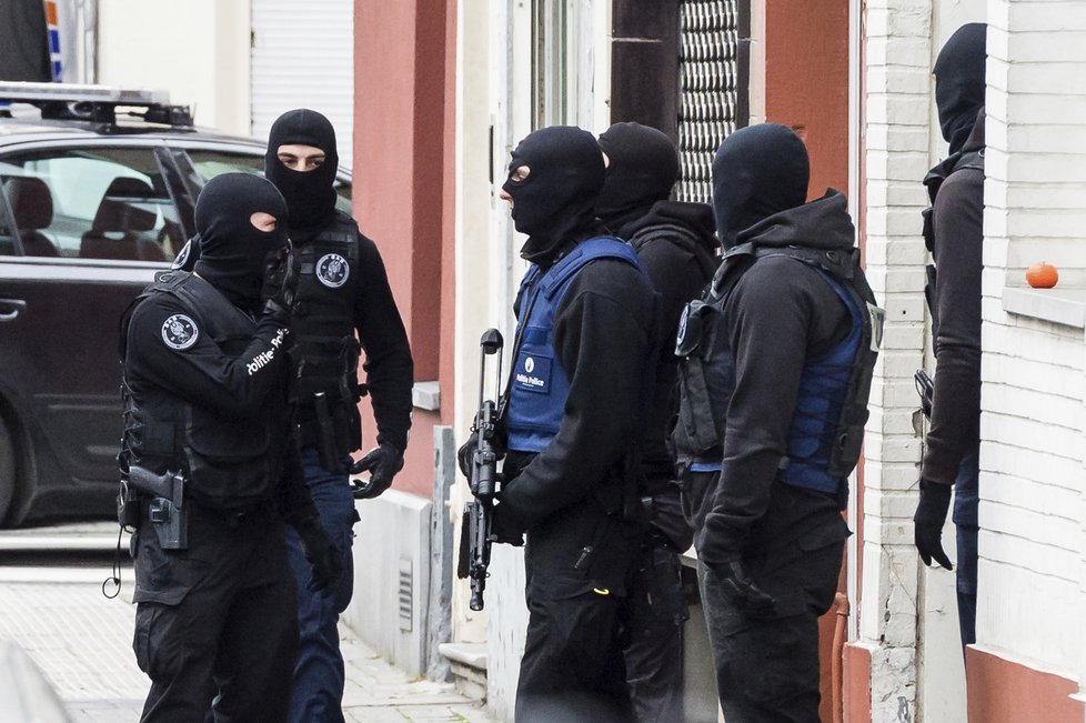 Zásah v bruselské čtvrti Molenbeek