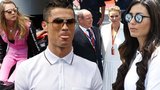 Hvězdná společnost v Monaku: Závod Formule 1 přilákal i Ronalda