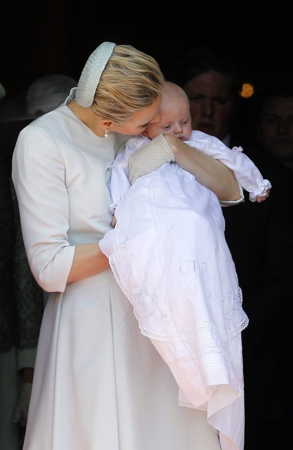 Monacké křtiny: Charlene s malým Jacquesem