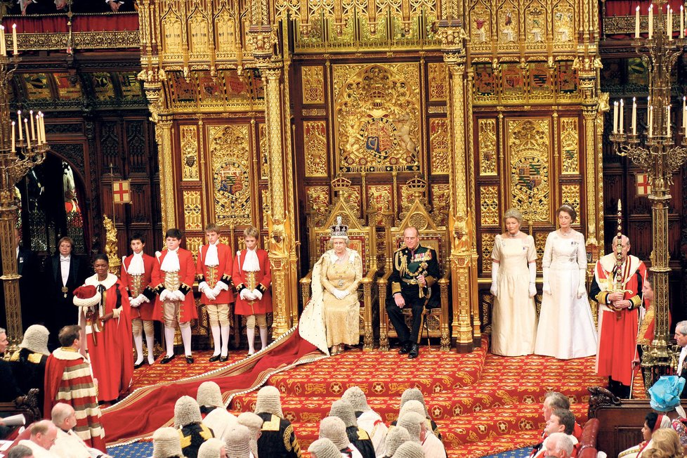 Královna Alžběta II. se svým manželem princem Philipem, vévodou z Edinburghu