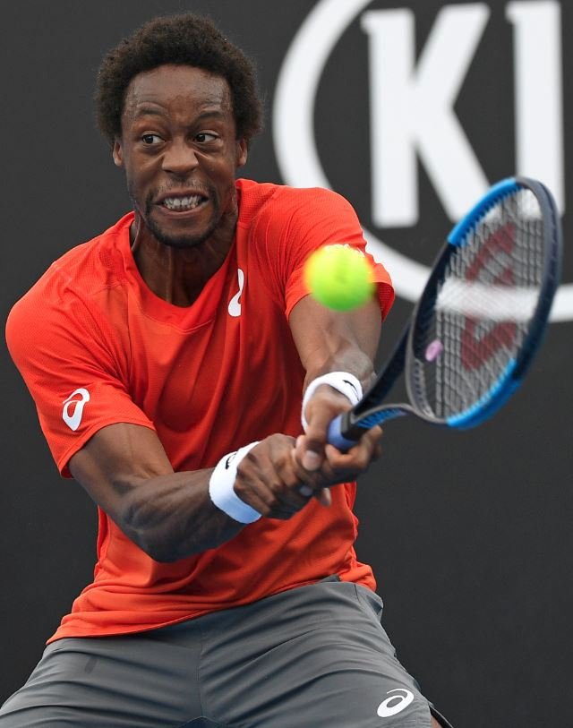 Francouz Gael Monfils v akci