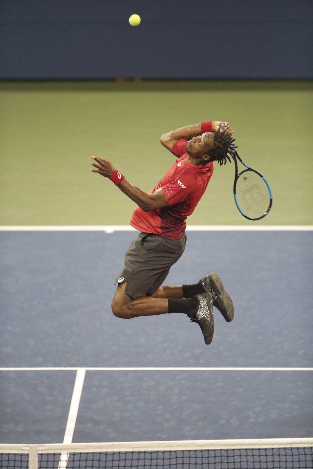 Gael Monfils pobavil New York neuvěřitelným mečbolem