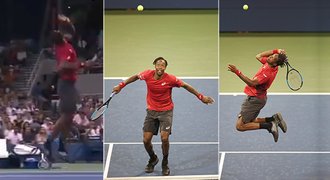 Akrobat Monfils ohromil New York: Mečbol století!