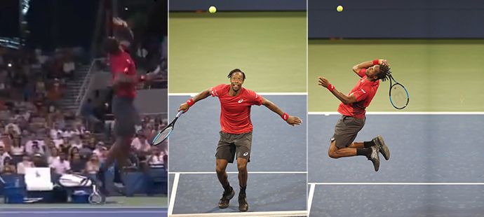 Akrobat Gael Monfils předvedl ve Flushing Meadows nadpozemský úder!