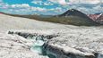 Ledovcová řeka na Potaninově ledovci