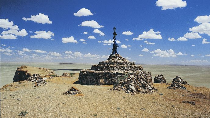 Buddhistické kláštery, zlato i kosti dinosaurů. To vše můžete najít v poušti Gobi