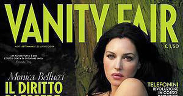 Monica Bellucci pózovala pro Vanity fair už v roce 2004
