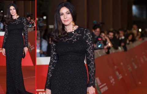 Styl podle celebrit: Nestárnoucí Monica Bellucci oslnila v krajkové róbě!