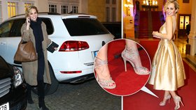 Absolonová se zahalila do luxusu: Auto za milion, šaty a boty za 60 tisíc!