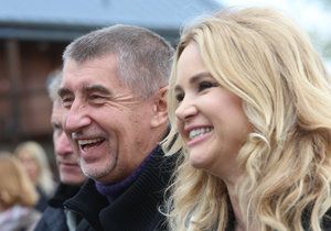 Monika Babišová s Andrejem Babišem