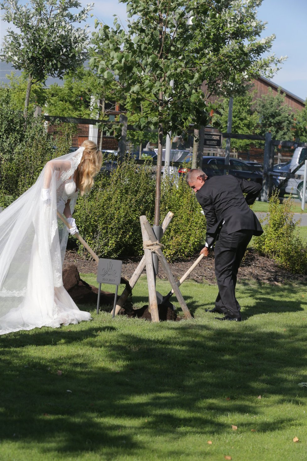 Svatba Andreje a Moniky Babišových.