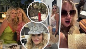 Monika Babišová na cestách bez Babiše: Dubaj, Mauricius, Omán, Řecko i Andalusie