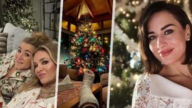 Vánoční střípky politiků: Monika a Vivien v pyžamech, rodinná pohoda i Vánoce se sádrou