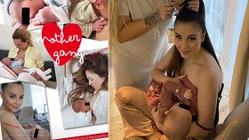 České krásky masivně podporují veřejné kojení: Nestydí se ani Bagárová a česká Kardashianka!