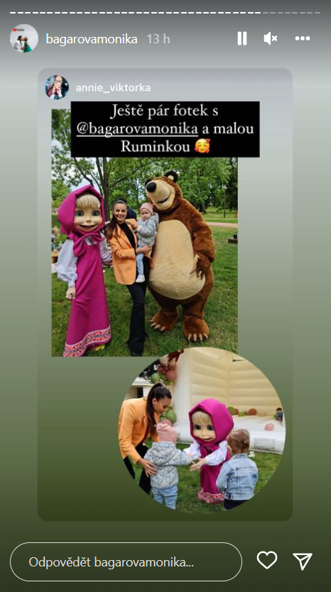 Ruminka Muradová slavila 2. narozeniny
