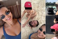 Fotky Bagárové z Malediv překvapily. Fanoušci spekulují: Monika je těhotná?!