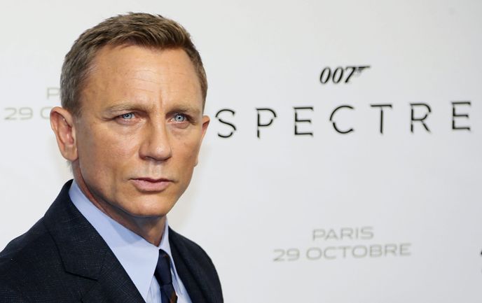 Daniel Craig v nové bondovce Spectre.