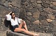 Monika Koblížková na Lanzarote