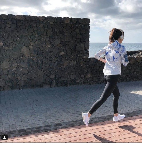 Monika Koblížková na Lanzarote