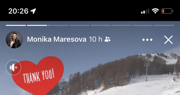 Monka Marešová měla úraz na lyžích.