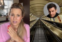 Potlučená exmanželka Leoše Mareše Monika: Hromadný pád na schodech v metru! Krvavé šrámy a strach…