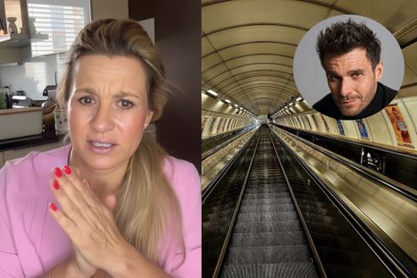 Obrázek: Potlučená exmanželka Leoše Mareše Monika: Hromadný pád na schodech v metru! Krvavé šrámy a strach…