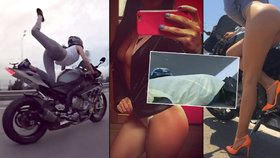 Motorkářka Olga, kterou pod pseudonymem Monika na instagramu obdivovaly statisíce lidí, zemřela při závodění na dálnici