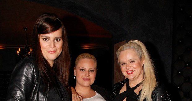 Monika Štiková se svými dcerami Ornellou Koktovou a Charlotte Štikovou