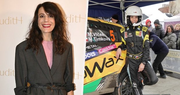 Monika Timková na pražském Rally Sprintu