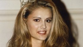 Monika Žídková jako česká miss 1995.