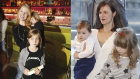 Herečky Monika Zoubková a Kristýna Nováková Fuitová vyvedly do společnosti své dcerky