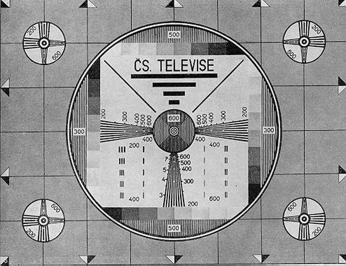 Monoskop Československé televise z roku 1953