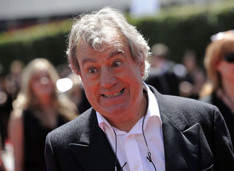 Terry Jones z legendární komediální skupiny Monty Python