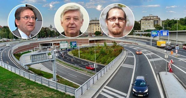 Dopravní experti Petr Moos, Václav Malina a Vratislav Filer hodnotí přínosy i negativa tunelu Blanka.
