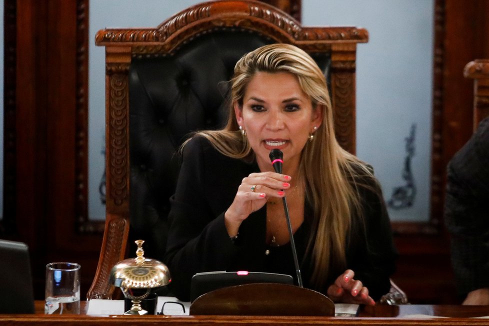 Ústavní soud potvrdil jako dočasnou hlavu státu druhou místopředsedkyni Senátu Jeanine Áňezovou.