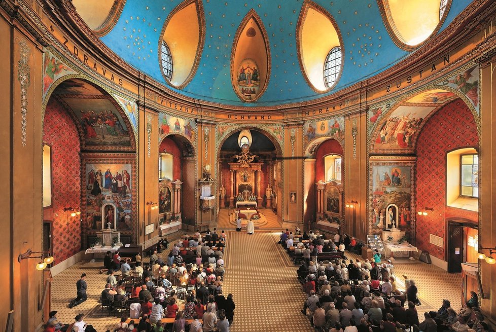 Bazilika Nanebevzetí Panny Marie na Svatém Hostýně.