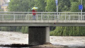 Řeka Olše vystoupala na 3. stupeň povodňové aktivity