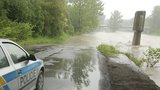 Deštivé počasí přineslo povodně: Několik řek na Šumavě je na třetím stupni