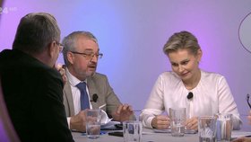 Otázky Václava Moravce na ČT s šéfy poslaneckých klubů (26.10.2025)