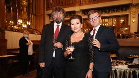 Dana Morávková s manželem a synem