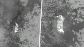 Senior u Moravského Berounu zapadl i s kolem do bahna: Našel ho vrtulník s termovizí