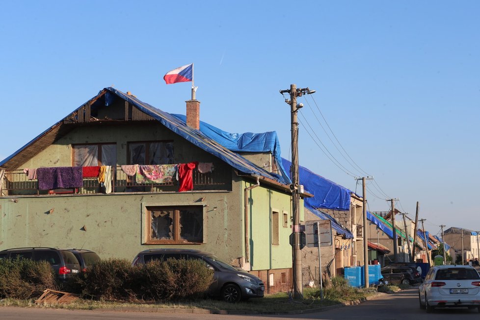 Moravská Nová Ves a obnova obce po ničivém tornádu (28. 6. 2021)