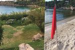 Moře na ostrově Menorca je zaplaveno fekáliemi, před koupáním varují červené vlajky.
