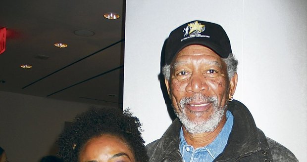 Morgan Freeman s vnučkou, se kterou pravděpodobně měl poměr