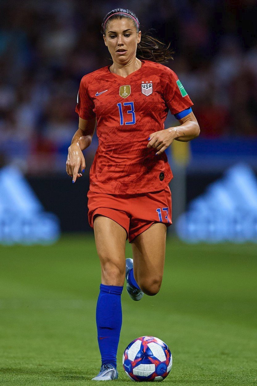 Kapitánka amerického fotbalového týmu Alex Morganová