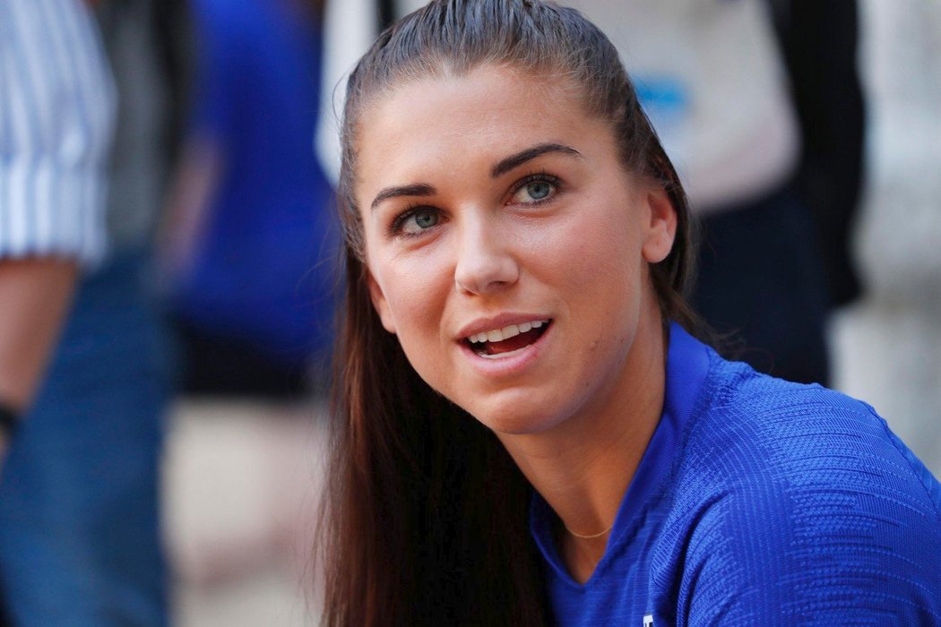 Kapitánka amerického fotbalového týmu Alex Morganová