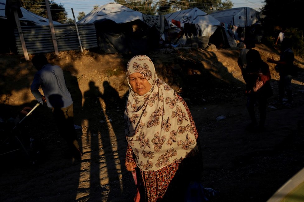 Tábor Moria na řeckém ostrově Lesbos