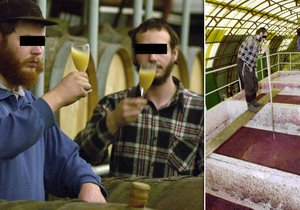 Slavný výrobce košer vína Moše (46) zemřel po pádu do kádi s kvasícím rmutem.