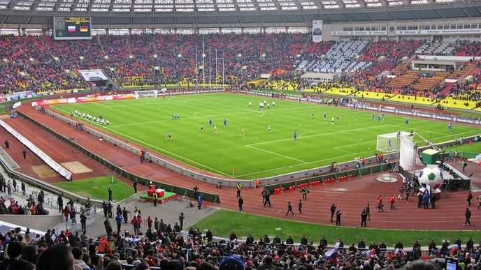 Moskevský stadion Lužniki, kde se má odehrát část šampionátu v roce 2018