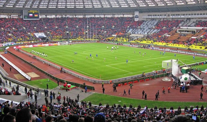 Moskevský stadion Lužniki, kde se má odehrát část šampionátu v roce 2018